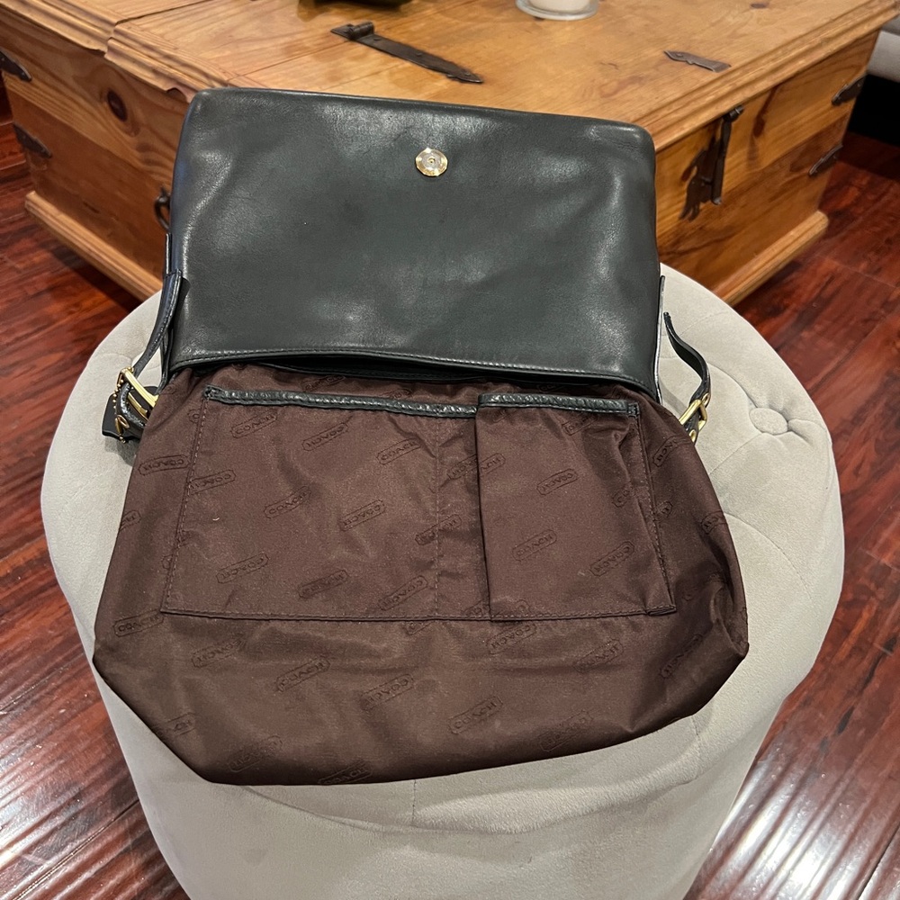 Coach Vintage Legacy Flap Leather Shoulder Bag - Picture 8 of 17
